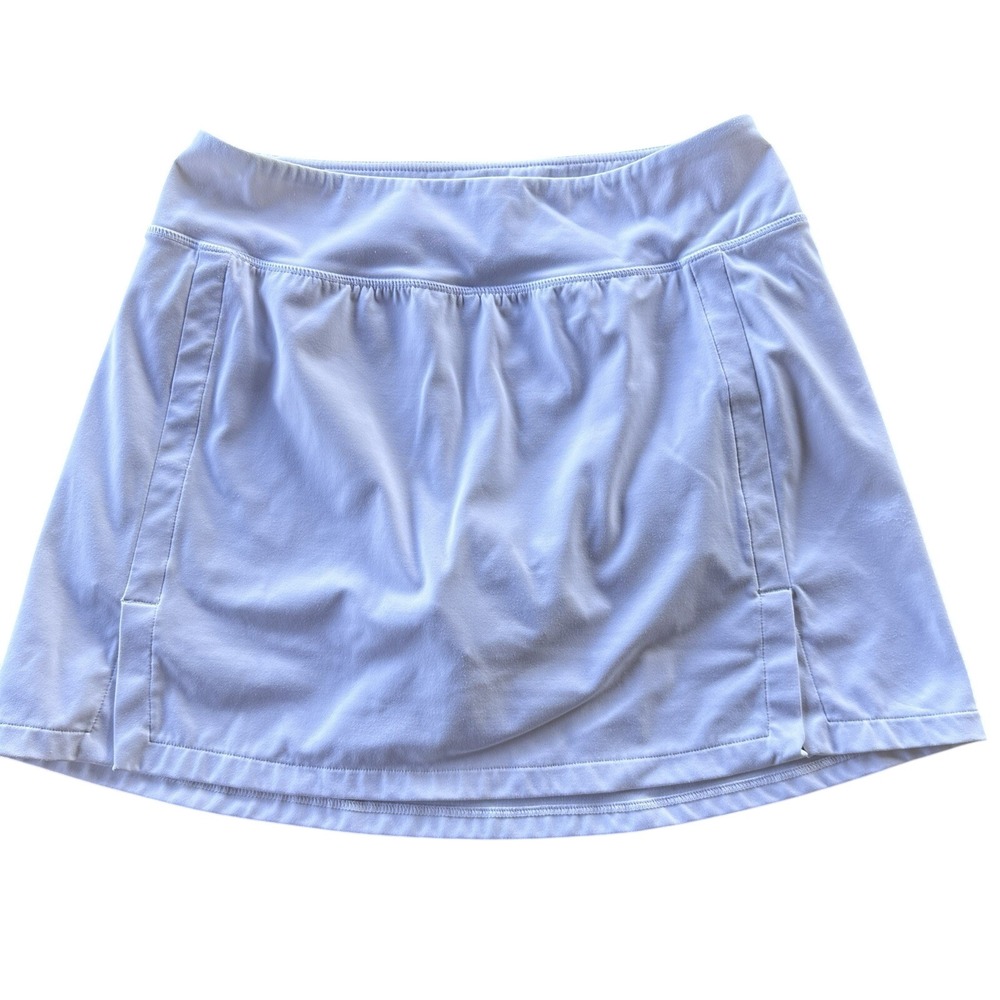 Mono B White Tennis Skort Pickleball Golf Athleisure Breathable M